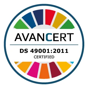 DS 49001 certificeringslogo